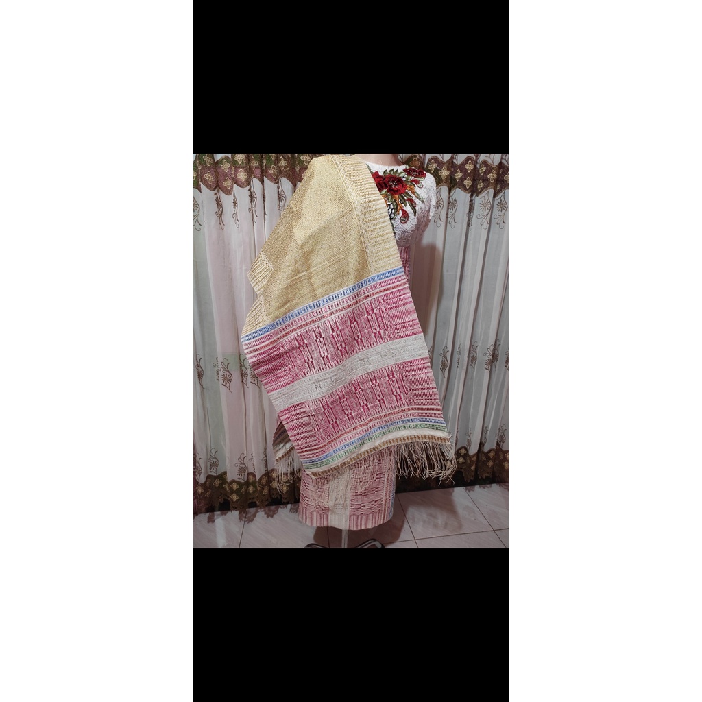 tumtuman pengantin tumtuman silver tumtuman krem songket tarutung tenunan tangan tarutung sarung asl