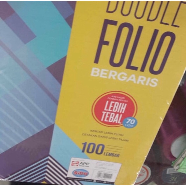 

Double Folio Merk SIDU Isi 100 pcs