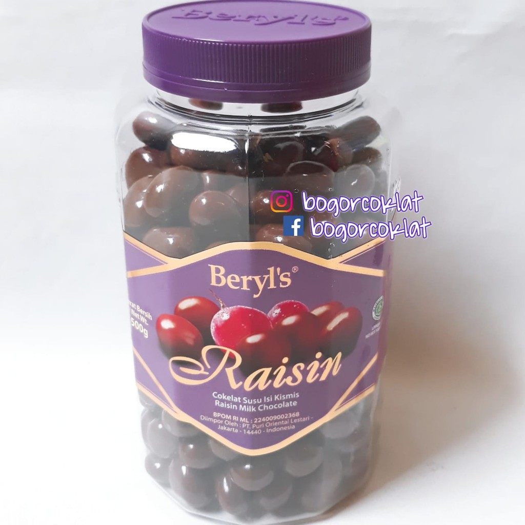 

Coklat Beryls Raisin Jar 500gr