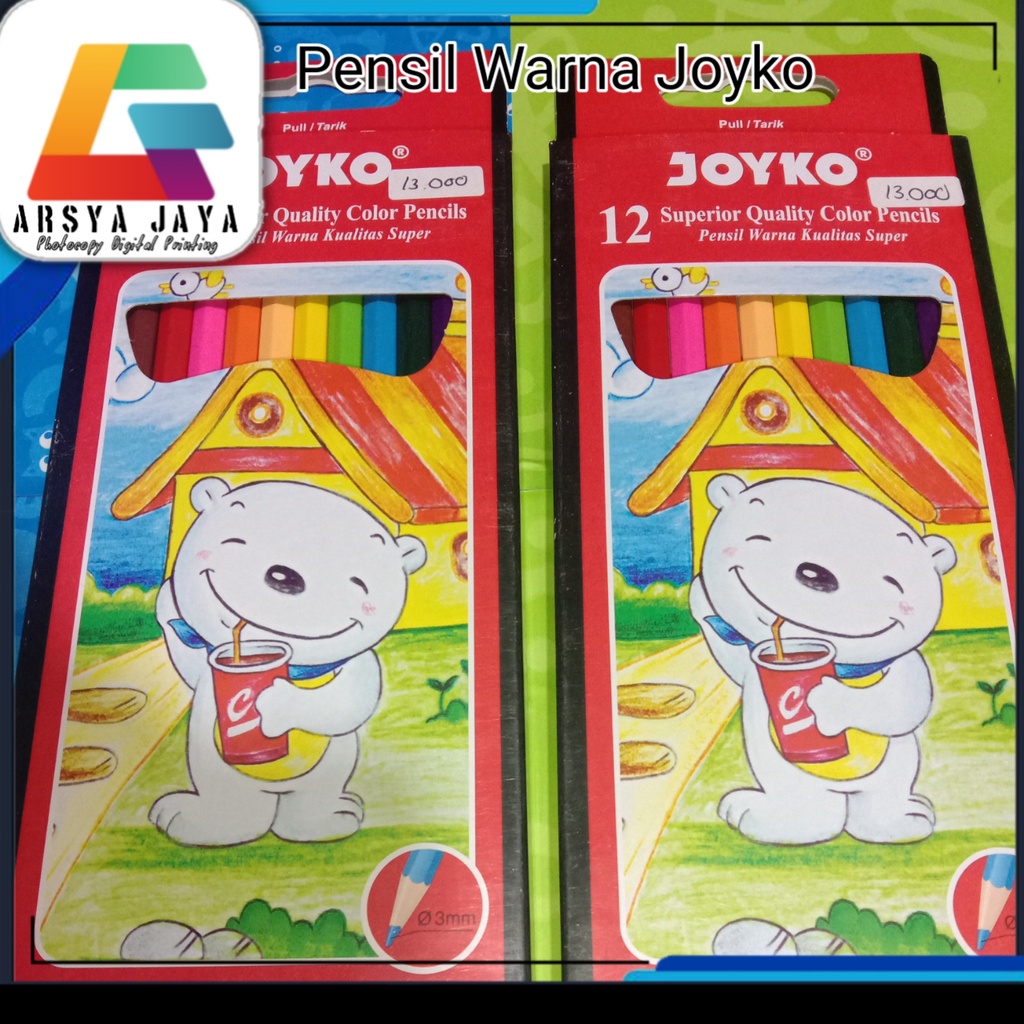 

color Pencil Pensil Warna Joyko