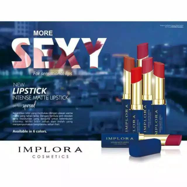 Implora - Lipstik Instense Matte Implora Long Lasting Finish