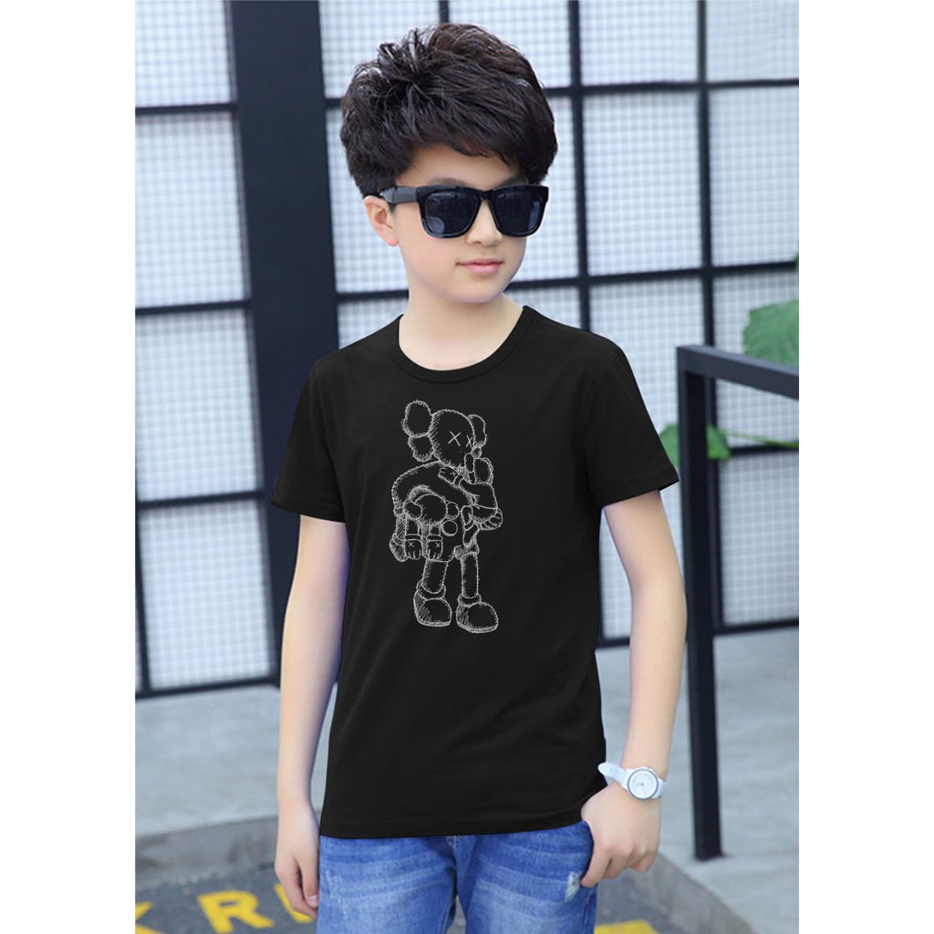  Kaos  Anak  Baju Anak  Tshirt Anak  Motif  Kaws Garis  