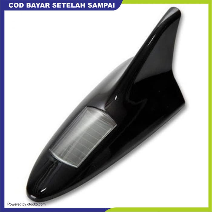 Lampu Laser Warning Shark Fin Solar Atap Mobil Sirip Hiu 8 LED