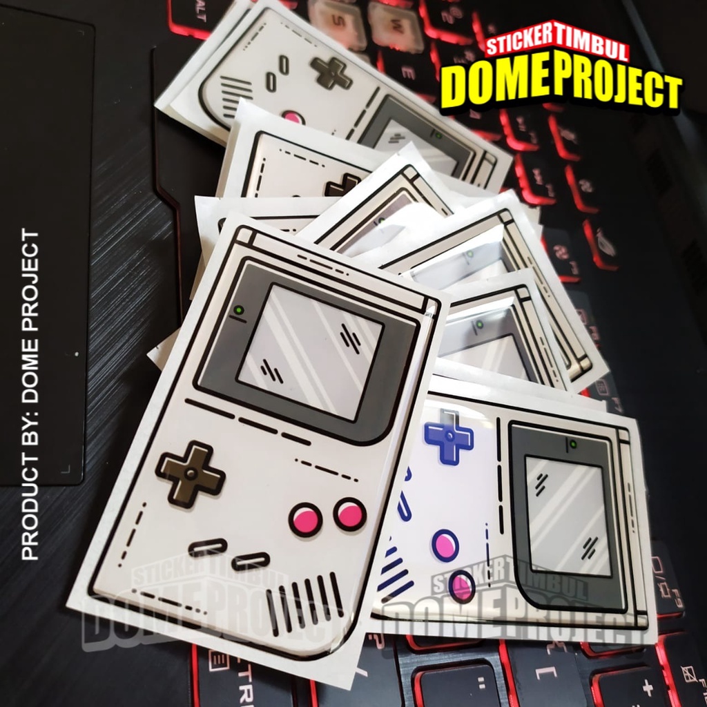 STIKER TIMBUL MOTOR GAMEBOY EMBLEM STIKER TIMBUL AKSESORIES AKSESORIS SEPEDA MOTOR
