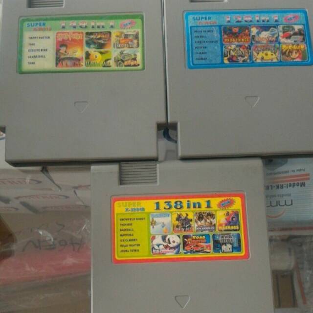 3 unit kaset game (TDK GARANSI/TDK BISA KEMBALI)