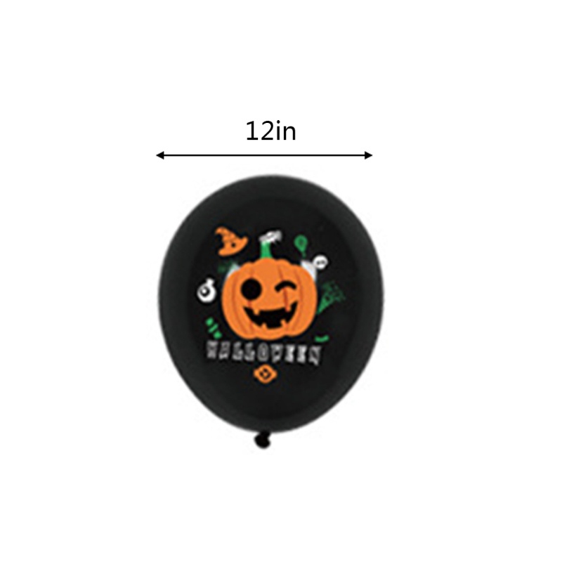 Set Balon Halloween Untuk Dekorasi Rumah / Kantor