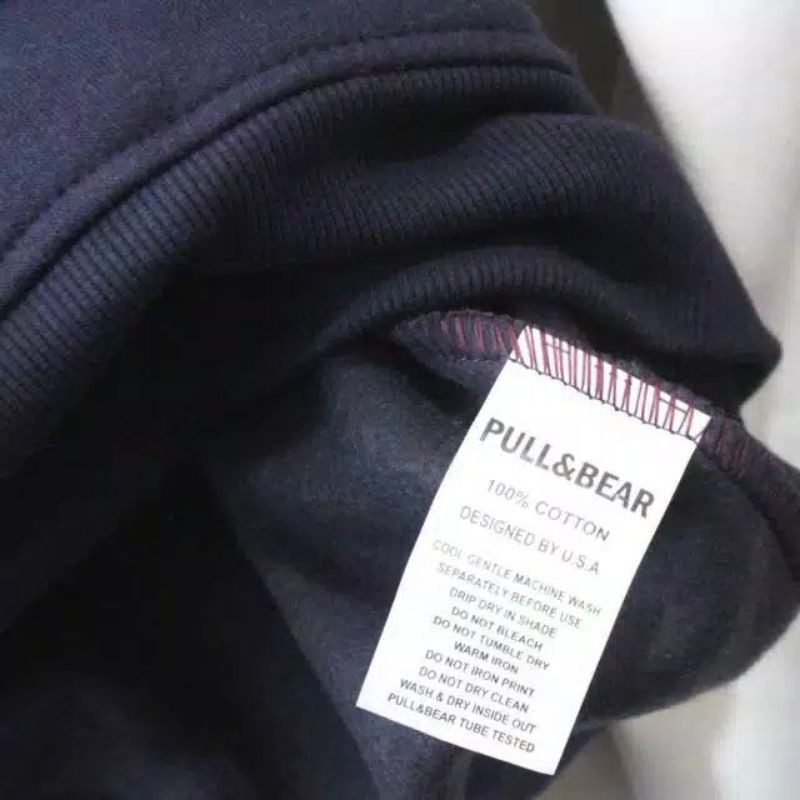 Crewneck Pull&amp;Bear Bordir Premium FullTag&amp;Lebel