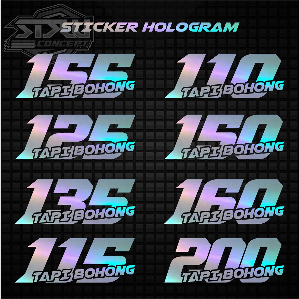 Sticker Cutting Hologram Stiker Motor 155 / 125 / 110 / 150 / 135 / 160 / 115 / 200