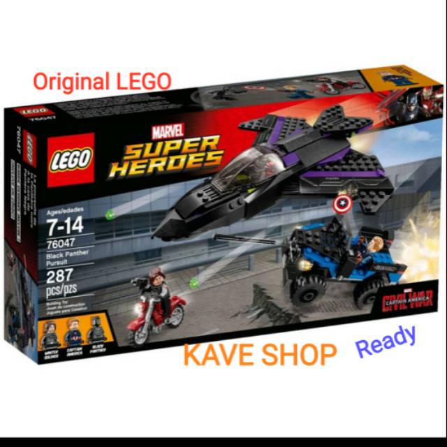 LEGO 76047 LEGO : Black Panther Pursuit