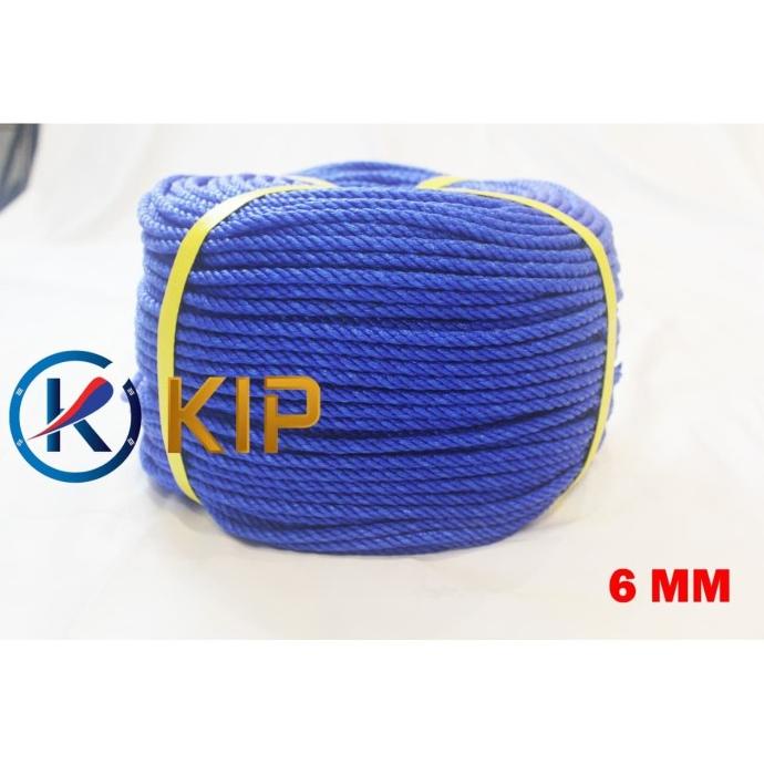 

TALI TAMBANG PLASTIK PE 6 MM (1ROLL) Bahan Plastik Original.