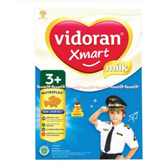Vidoran Xmart madu Vanilla Milk 3+ 725gr Susu Formula Untuk 3-5tahun Fidoran Smart 3 Plus Rasa Vanila