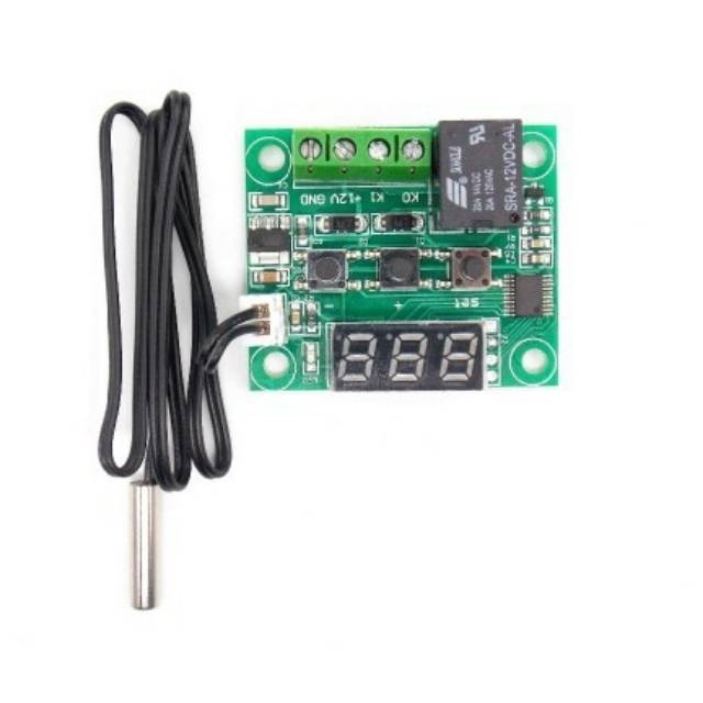 _Adudushop Thermostat Digital W1209 Modul Sensor Suhu Mesin Tetas Telur 12V