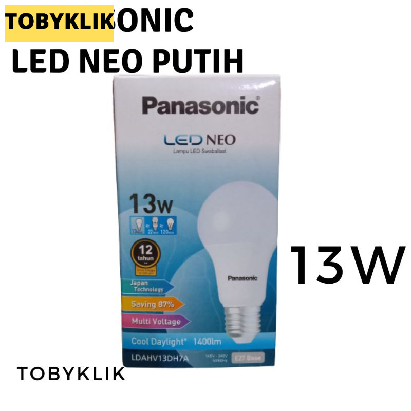 Lampu LED panasonic warna putih / Lampu LED Megaman warna putih