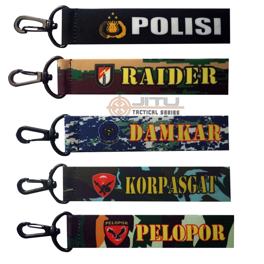 Gantungan Kunci Keychain Army Gantungan Kunci Sublime Tactical Series Army Perlengkapan Militer