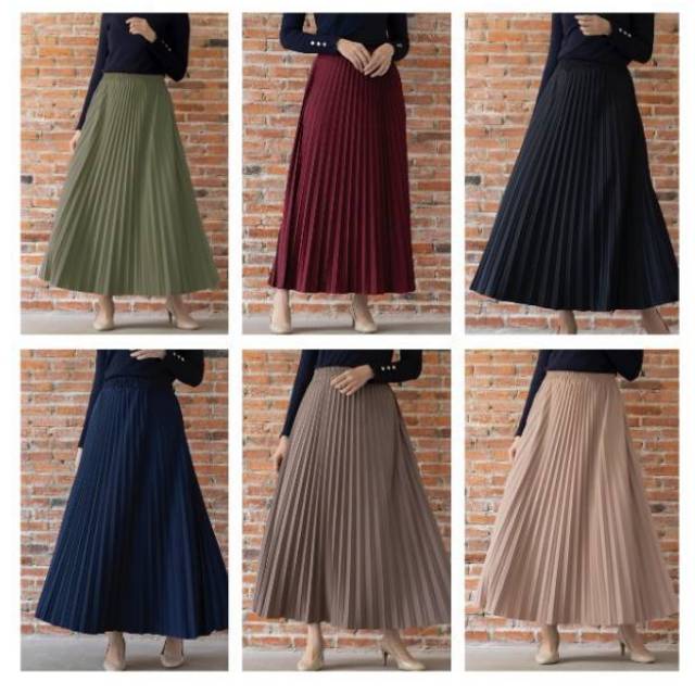 ROK PLISKET IMPOR / ROK CANTIK / PLISKET ROK