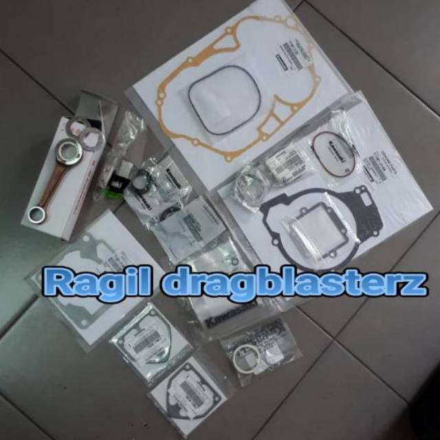 paket stang seher set dan paking full set new ninja rr ninja rr ninja r original Kawasaki