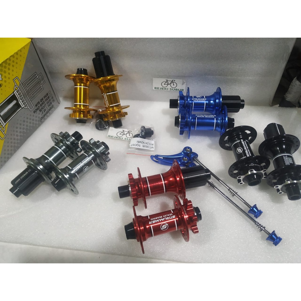 Hub Freehub Strummer 350 Boost 4 in 1 TA bisa QR Tawon jangkrik 110 148