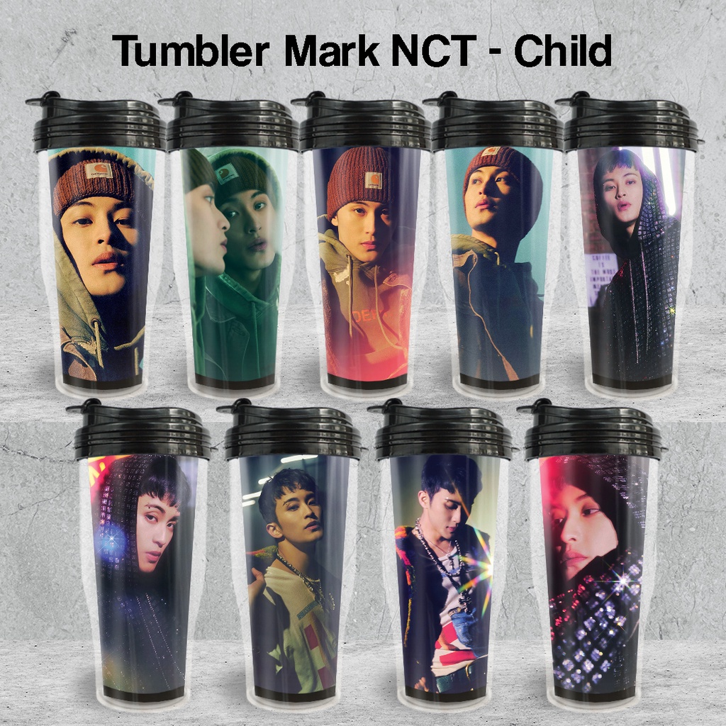 Tumbler Mark NCT Child - Botol Minum Merchandise KPOP Murah Unofficial Mark Lee nct