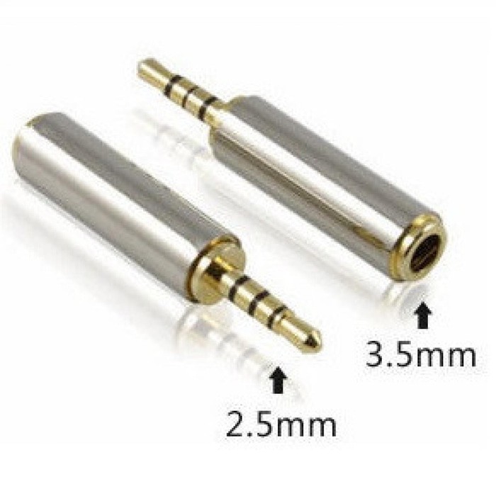 CTIA to OMTP 2.5mm to 3.5mm Adapter Converter