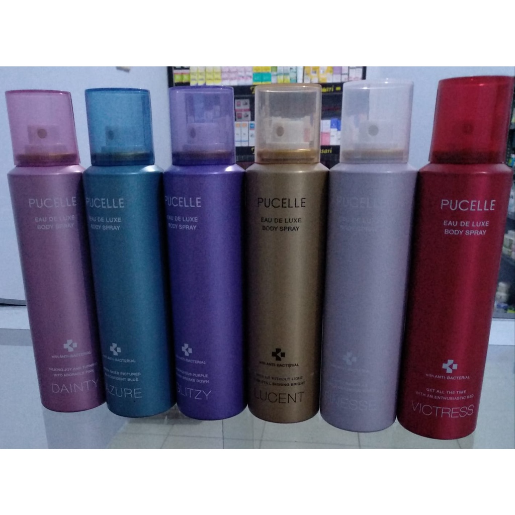 Pucelle Eau De Luxe Body Spray 150Ml Hanya {Jawa-Bali-Madura}