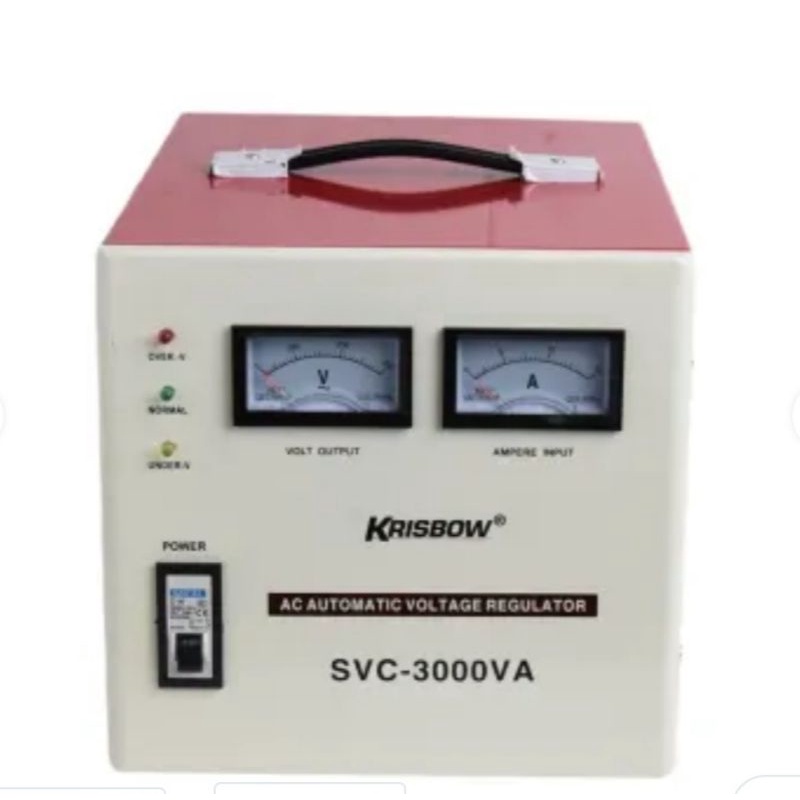 krisbow stabilizer elektronik analog 3 kva 3000va