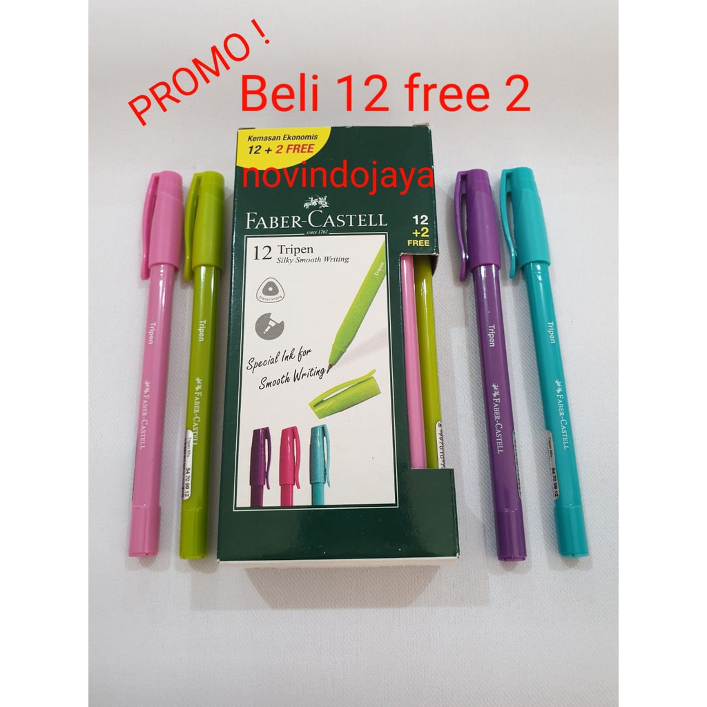 

Pulpen - Ballpoint Tripen FABER CASTELL / Pulpen Murah / Best Seller