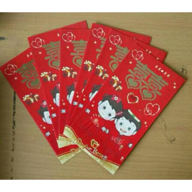 

Angpao wedding xuang xi amplop merried besar