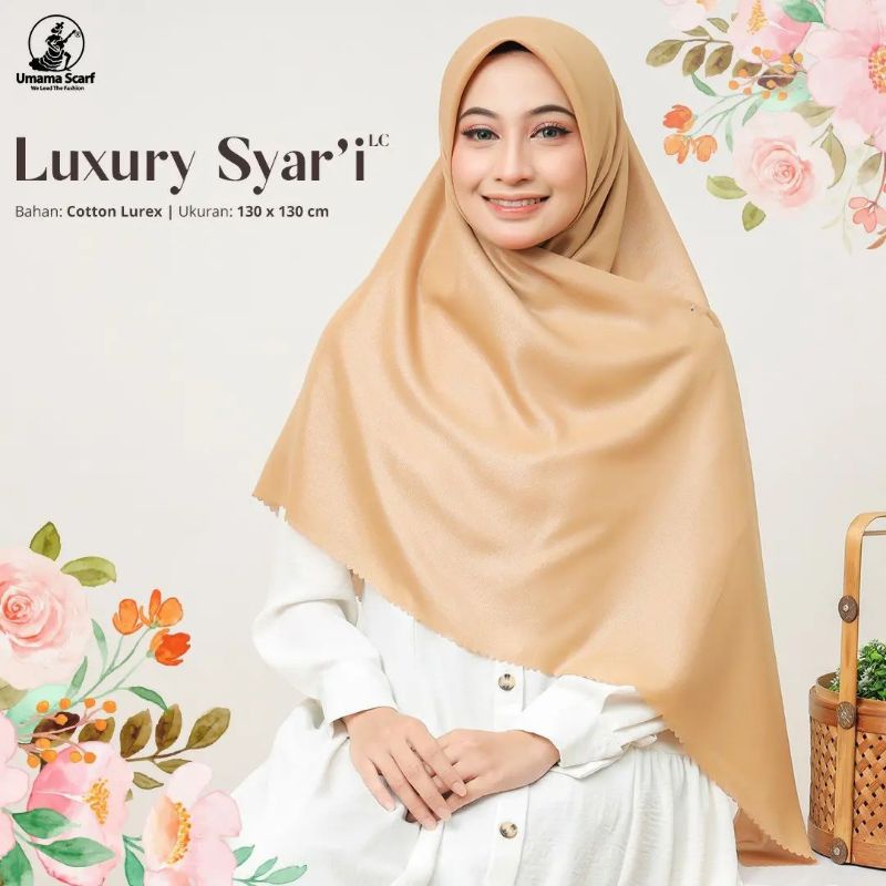 Jilbab Pesta Kondangan Wisuda  Syari 130x130 LUXURY SYARI LC by UMAMA