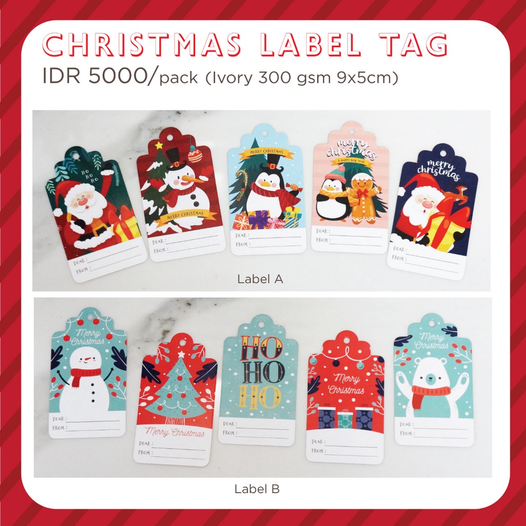 

BUY ONE GET ONE Label tag natal design tidak pasaran, label tag pelengkap untuk kado natal