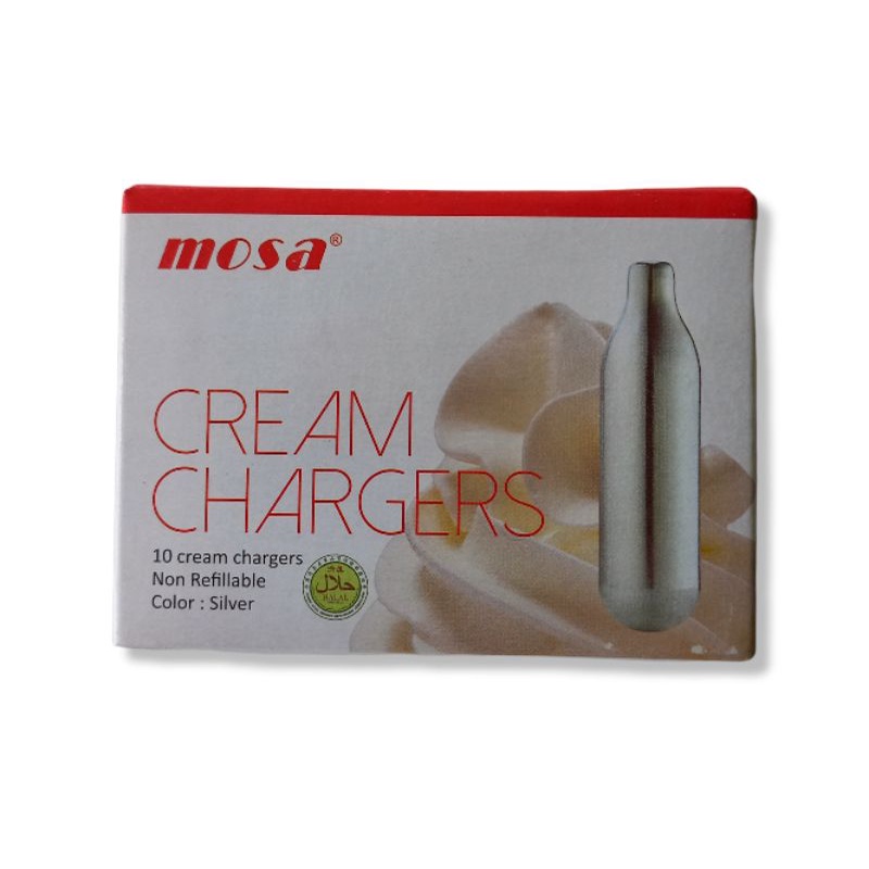 

Mosa Cream Charger N20 whipping cream ( 10 pcs/ box )