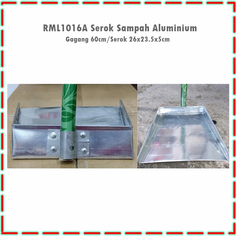 RML1016A Serok Sampah/Pengki Aluminium