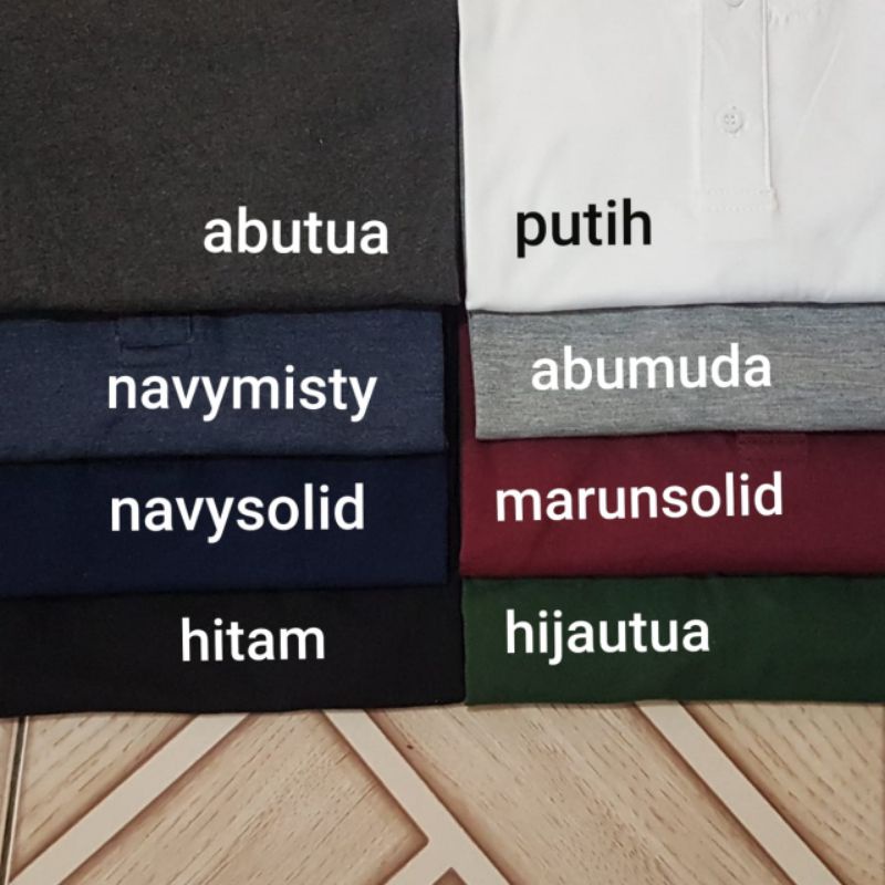 kaos kurta pria lengan pendek 3/4