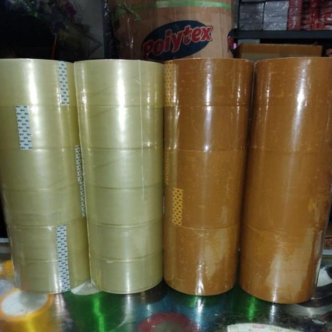 

+%+%+%] LAKBAN 6 TEBAL COKLAT YARD Full 100 BENING isi Rol
