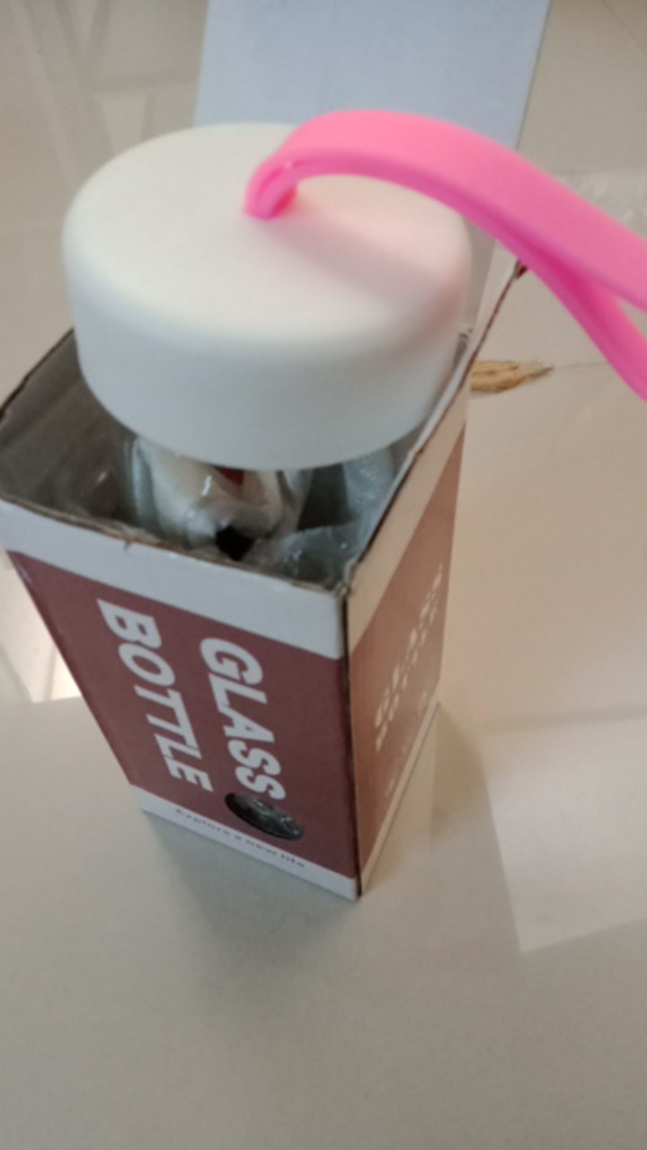 Botol Minum Kaca Premium 400 Ml Bervariasi