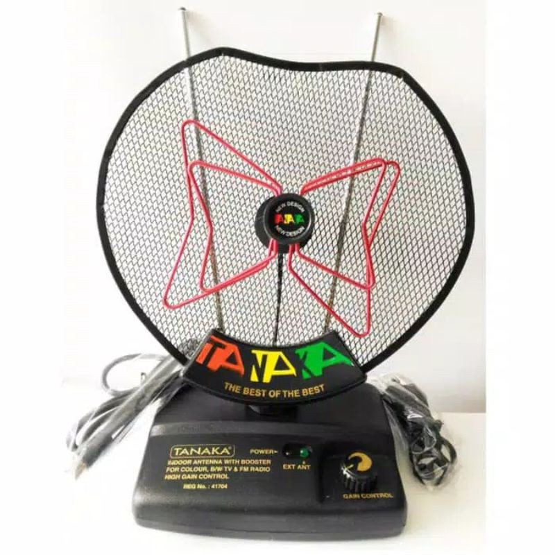 Antena Tanaka Indoor / Antena Dalam Tanaka + Booster