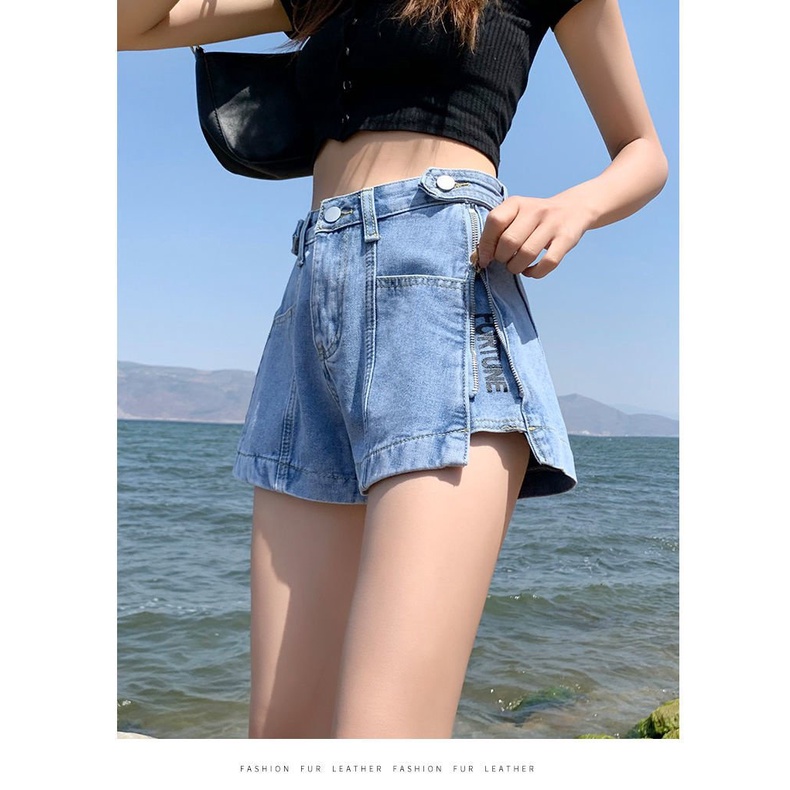 CEWEK_ID Fashion wanita Celana Pendek Jeans Wanita hot pans celana pendek wanita korea kekinian hight waist streetwear shorts pants