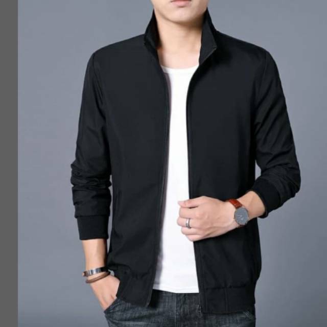 JAKET CASUAL PRIA - JAKET SEMI BOMBER TERLARIS