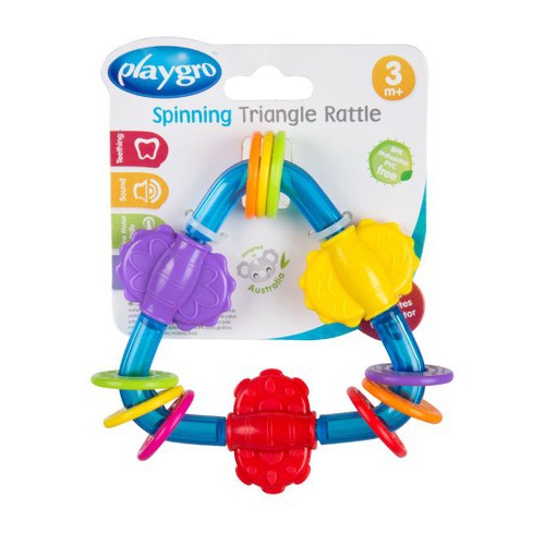 PLAYGRO Spinning Triangle Rattle