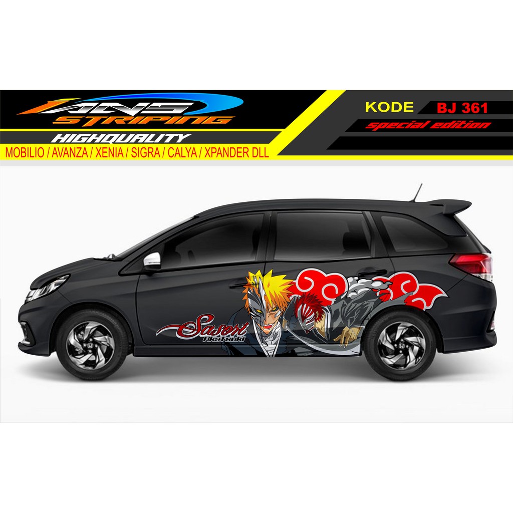 STICKER MOBIL MOBILIO / STICKER MOBILIO / DECAL STICKER MOBIL / STIKER MOBIL NARUTO