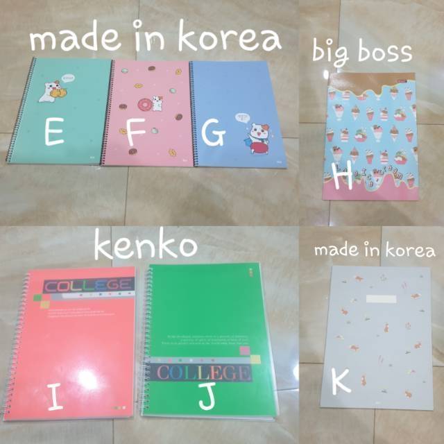 

buku tulis murah buku boss buku sekolah boxy buku art box korea miniso artbox kiky notebook murah