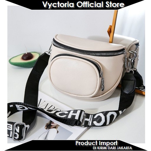 (COD) Vyctoria VOS2586 Tas Pinggang Wanita Waistbag Slingbag Import Promo EL132 JT3991 GT1003 LT1051 3991 1051 1003 132