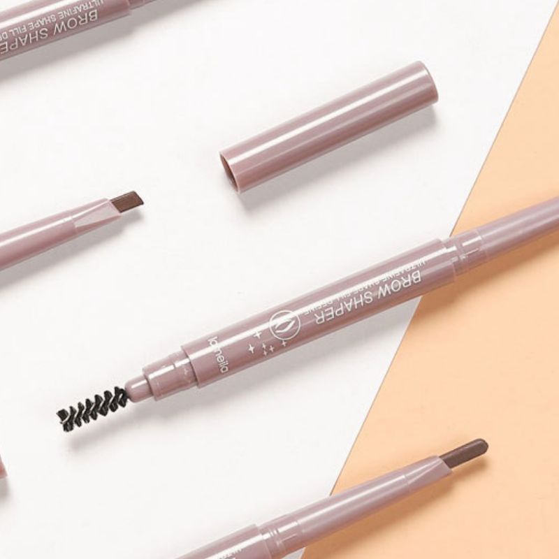 PENSIL ALIS LAMEILA KEPALA GANDA EYEBROW 2 IN 1 (Pensil Alis Lameila)