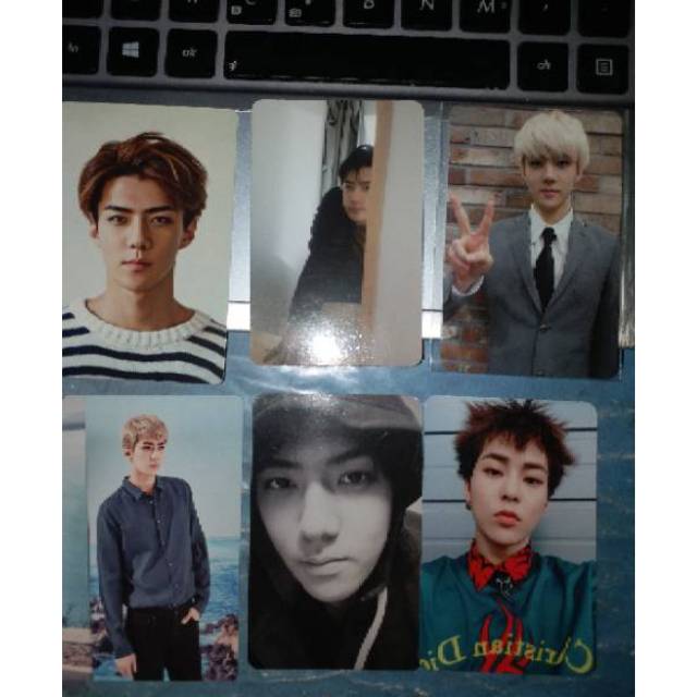 EXO SEHUN Xiumin Photocard PC OFFICIAL