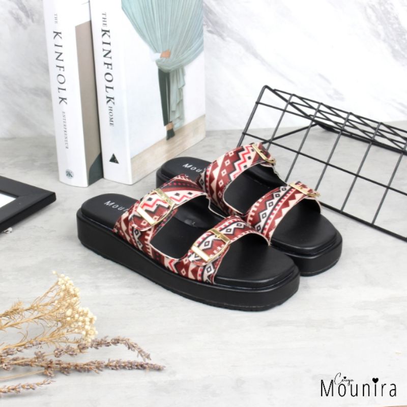 ELINKA Etnik Sendal Platform By Ceisya Mounira