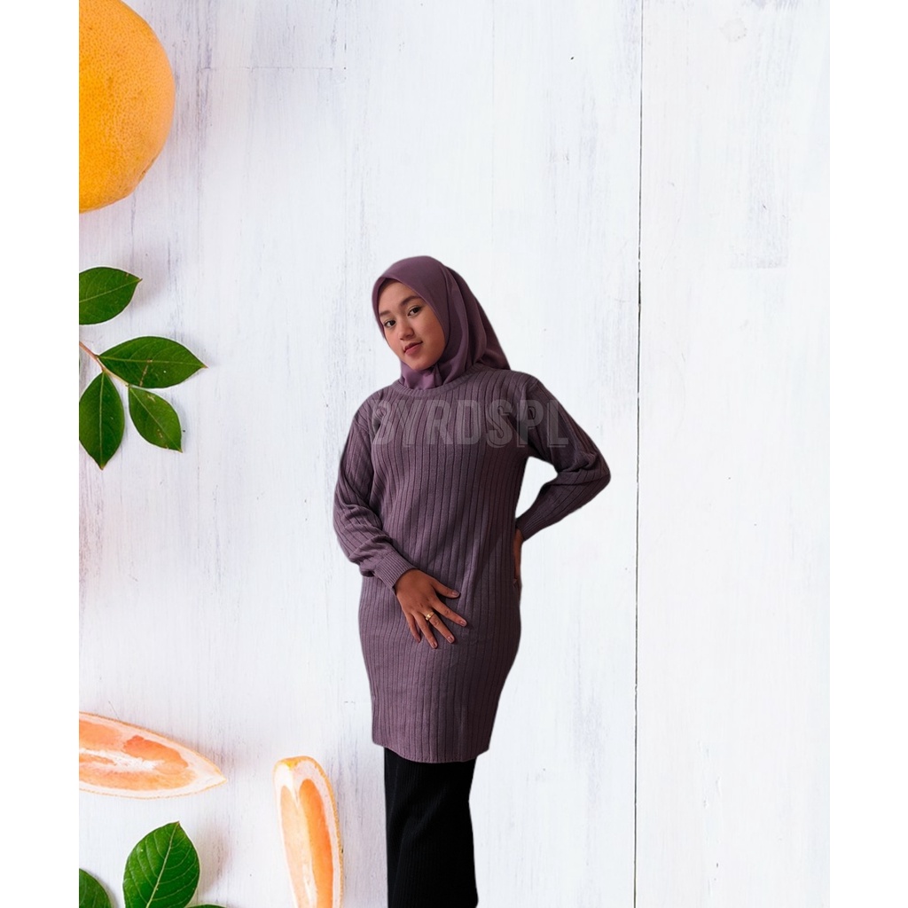 Tunik Rajut Premium, Seweater Rajut Wanita