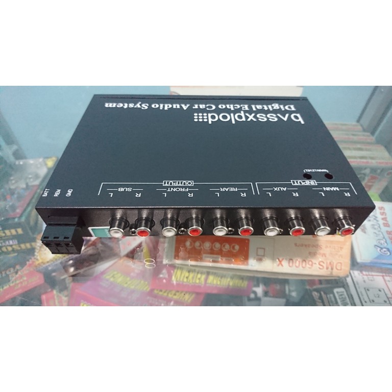 EQUALIZER preamp MOBIL 2MIC KARAOKE BASSXPLOD AB247