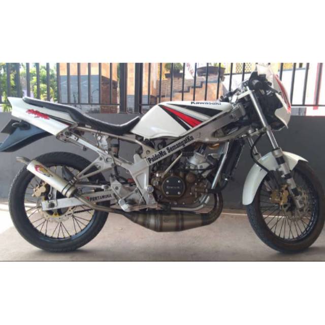 Knalpot Creampie Ninja R & RR type NS2 Plat Almunium