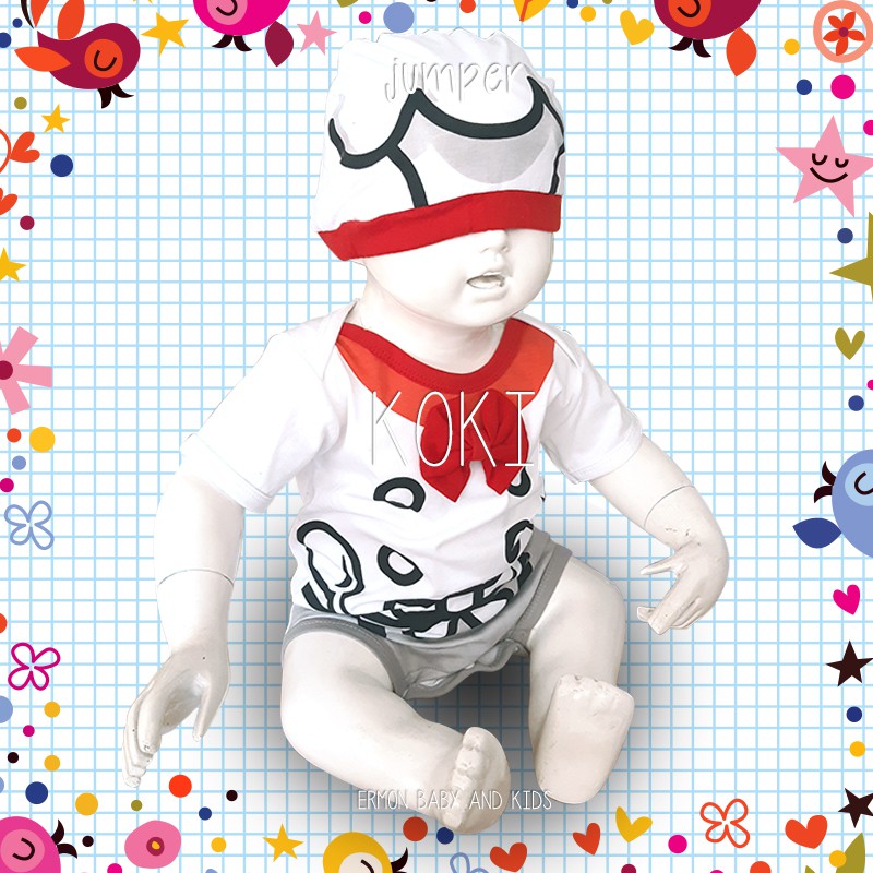 baju bayi jumper bayi model karakter koki Shopee Indonesia baju bayi jumper bayi model karakter koki Shopee Indonesia