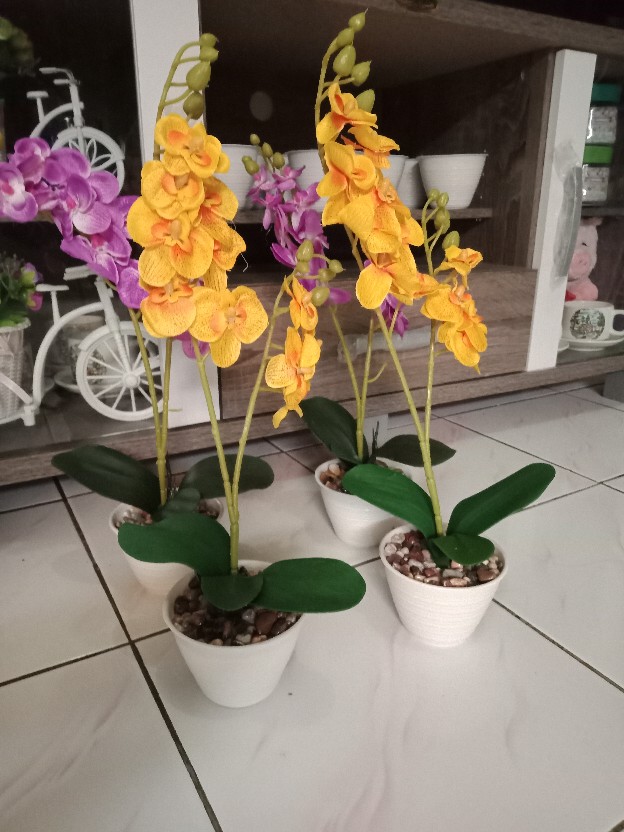 Bunga Anggrek Artificial (bisa Cod)