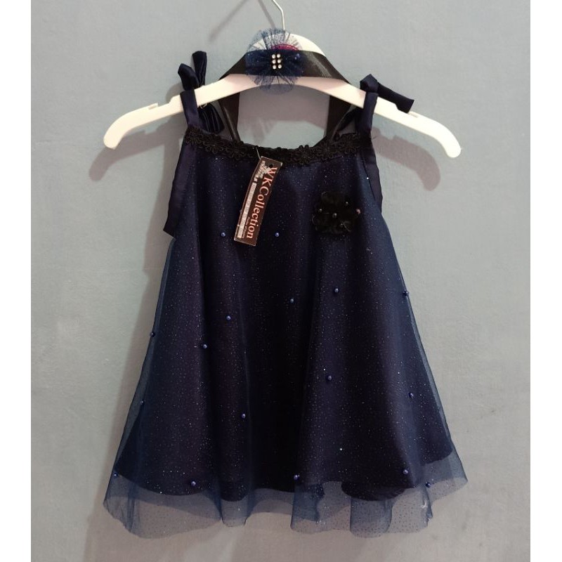 GAUN ANAK PEREMPUAN BAHAN TILE SPRINGKLE DRESS ANAK TERLAROS